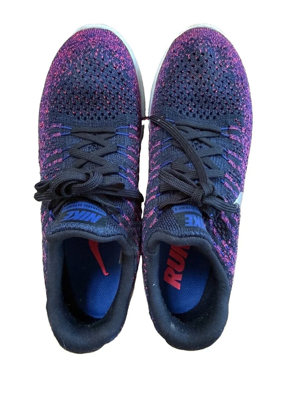 Nike Lunarepic Low Flyknit 2 Women's 7.5 Running Shoes Pink Purple 863779-015